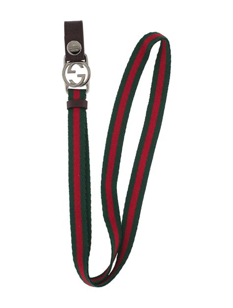 gucci lanyard case|authentic Gucci keychain.